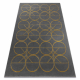 Kizárólagos EMERALD szőnyeg 1010 glamour, elegáns körökben szürke / arany