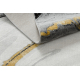 Αποκλειστικό EMERALD Χαλί 1017 αίγλη, κομψό μάρμαρο μαύρο / χρυσός