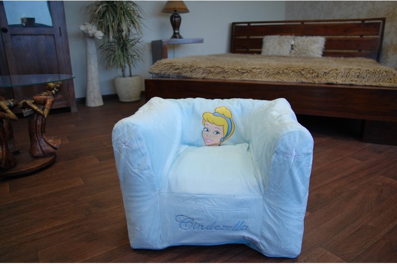 Sillón inchable DISNEY CINDERELLA Cenicienta azul - Sillones