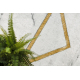 Kilimas EMERALD išskirtinis 1019 glamour, stilingas deimantas, marmuras kremas / auksas