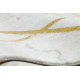 Paklājs EMERALD ekskluzīvs 1019 glamour, stilīgs dimants, marvalzis krēms / zelts