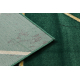 килим EMERALD ексклюзивний 1012 гламур стильний Геометричні, Мармур пляшковий зелений / золото