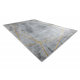 Exklusiv EMERALD Teppich 1022 glamour, stilvoll geometrisch Marmor grau / gold