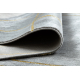 Exclusive EMERALD Carpet 1022 glamour, stylish geometric, marble grey / gold