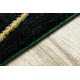 Eksklusiv EMERALD Teppe 1022 glamour, stilig geometriske, flaske grønn / gull