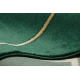 Αποκλειστικό EMERALD Χαλί 1013 αίγλη, κομψό γεωμετρική μπουκάλι πράσινο / χρυσός