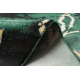 килим EMERALD ексклюзивний 1018 гламур стильний Мармур пляшковий зелений / золото