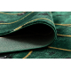килим EMERALD ексклюзивний 1016 гламур стильний art deco, Мармур пляшковий зелений / золото