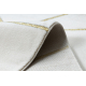 Exclusive EMERALD Carpet 1013 glamour, stylish geometric cream / gold
