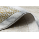 килим EMERALD ексклюзивний 1011 коло гламур стильний Грецька каркас крем / золото