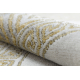 Exclusive EMERALD Carpet 1011 circle glamour, medusa greek frame cream / gold