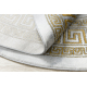 BLISS Z205AZ127 Teppich creme / gold – Rahmen, griechisch, modern, strukturell
