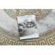 BLISS Z205AZ127 tappeto crema / oro - Cadre, greco, moderno, strutturale