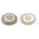 BLISS Z205AZ127 tappeto crema / oro - Cadre, greco, moderno, strutturale