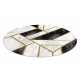 Dywan BLISS Z204AZ128 krem / beż - Ramka, ornament, nowoczesny, strukturalny 