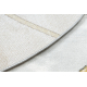 BLISS Z204AZ128 carpet cream / beige - Frame, ornament, modern, structural