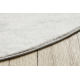 Eksklusiv EMERALD Teppe 1015 sirkel - glamour, stilig marmor, geometriske flaske grønn / gull