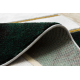 Exclusive EMERALD Carpet 1015 circle - glamour, stylish marble, geometric bottle green / gold