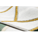 BLISS Z198AZ221 carpet cream / blue - Abstraction, modern, structural