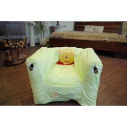 Nafukovací pouf židle pro DISNEY KUBUŚ PUCHATEK zelený