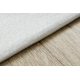 Moderni tepih za pranje POSH čupavi, pliš, gusta protuklizna ivory 