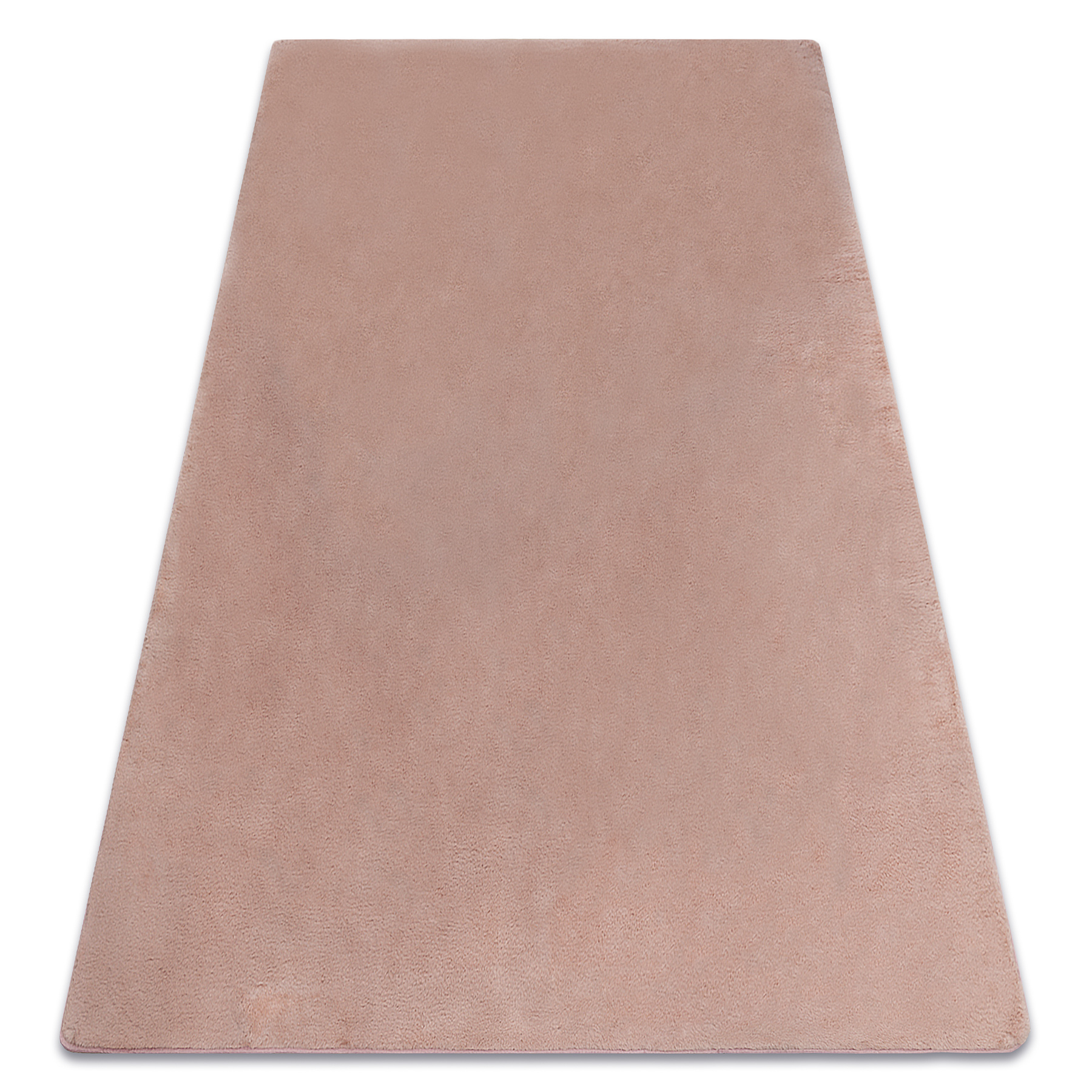 Moderne tæppe shaggy, tyk anti-slip lyserød - Shaggy tæpper