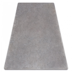 Moderni tepih za pranje POSH čupavi, pliš, gusta protuklizna siva 