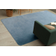Moderni tepih za pranje POSH čupavi, pliš, gusta protuklizna plava