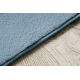 Modern mosószőnyeg POSH shaggy, plüss, vastag, csúszásgátló, kék