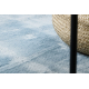 Mūsdienīgs mazgāšanas paklājs POSH shaggy, plīša, biezs pretslīdes zils 