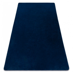 Модерен перален килим POSH shaggy, плюшен, дебел антихлъзгащ, тъмно синьо