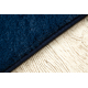 Mūsdienīgs mazgāšanas paklājs POSH shaggy, plīša, biezs pretslīdes tumši zils