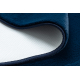 Moderne vasketeppe POSH shaggy, plysj, thick antiskli marinen blå
