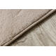 Šiuolaikinis skalbimo kilimas POSH pliušinis, storas neslystantis smėlio, kupranugaris spalvos