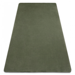 Mūsdienīgs mazgāšanas paklājs POSH shaggy, plīša, biezs pretslīdes zaļš