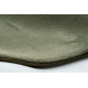 Modern tvättmatta POSH shaggy, plysch, mycket tjock halkskydd grön