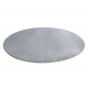 Modern washing carpet POSH circle shaggy, plush, thick anti-slip grey