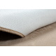 Moderni pesu matto POSH pyöreä shaggy, muhkea, paksu liukastumisenesto, kameli beige