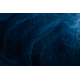 Koberec okrúhly prateľný POSH Shaggy, plyšový, Hrubý, protišmykový, tmavo modrá