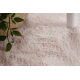 Модерен перален килим SHAPE 3105 Сърцето shaggy - руж розов плюшен, антихлъзгащ