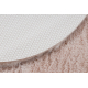 Moderni pesu matto SHAPE 3105 Sydän shaggy - vaaleanpunainen muhkea liukastumisenesto
