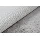 Mūsdienīgs mazgāšanas paklājs SHAPE 3105 Sirds shaggy - pelēks, plīša, pretslīdes 