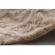Moderni pesu matto SHAPE 3148 Tähti shaggy - beige muhkea liukastumisenesto