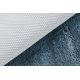 Moderner Waschteppich SHAPE 3148 Stern Shaggy - blau plüschig, Antirutsch 