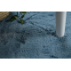 Moderne vask tæppe SHAPE 3148 Stjerne shaggy - blå plys, anti-slip 