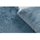 SHAPE 3148 tapete de lavagem moderno shaggy Estrela - azul, espesso e antiderrapante