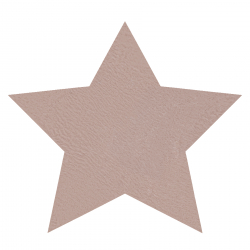 Modern washing carpet SHAPE 3148 Star shaggy - blush pink plush, anti-slip 