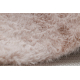 Mūsdienīgs mazgāšanas paklājs SHAPE 3148 Zvaigzne shaggy - rozā, plīša, pretslīdes 