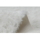 Sodobna pralna preproga SHAPE 3148 Zvezda shaggy - slonova kost barva plišasta, protidrsna