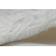 Modern wastapijt SHAPE 3148 Ster shaggy - ivoor pluche, anti-slip 